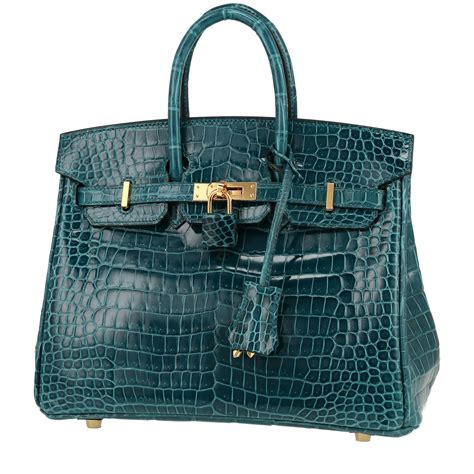 borsa hermes coccodrillo verde|Borse a mano Hermès Coccodrillo per Donna .